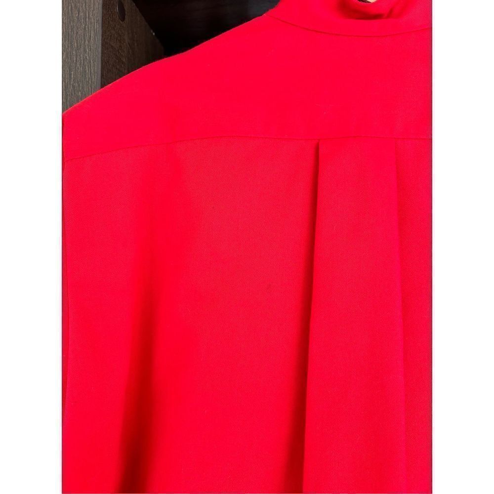 Vintage Levi’s 1980s Red Front Zip Jacket With Shoulder Pads Size Small - Picture 9 of 16